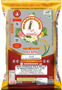 Shardha Gold Ratna Long Grain Best Quality Rice 26 Kg for Daily use